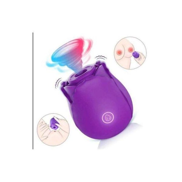 Purple Rose G-Spot Sucker Vibrator – Luxury Pleasure