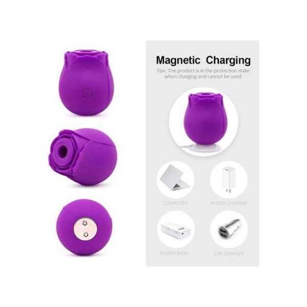 Purple Rose G-Spot Sucker Vibrator – Luxury Pleasure
