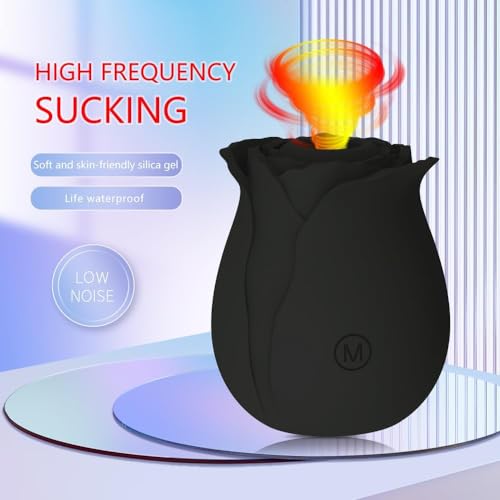 41tscMpBvZL._UL500_ Black Rose G-Spot Sucker Vibrator – Sleek & Powerful