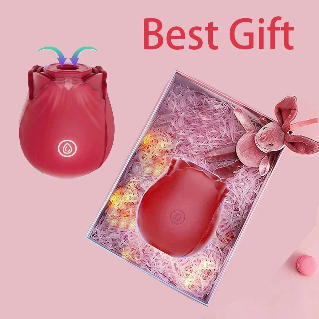Red Rose G-Spot Sucking Vibrator Sex Toy for Maximum Pleasure