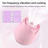 Pink Rose G-Spot Sucker Vibrator – Soft Elegance