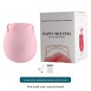 Pink Rose G-Spot Sucker Vibrator – Soft Elegance